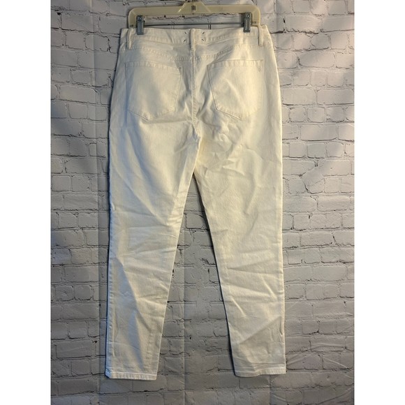 Women's Lou & Grey Slouchy Skinny White Jeans. SZ 28. NWOT. - Picture 3 of 6